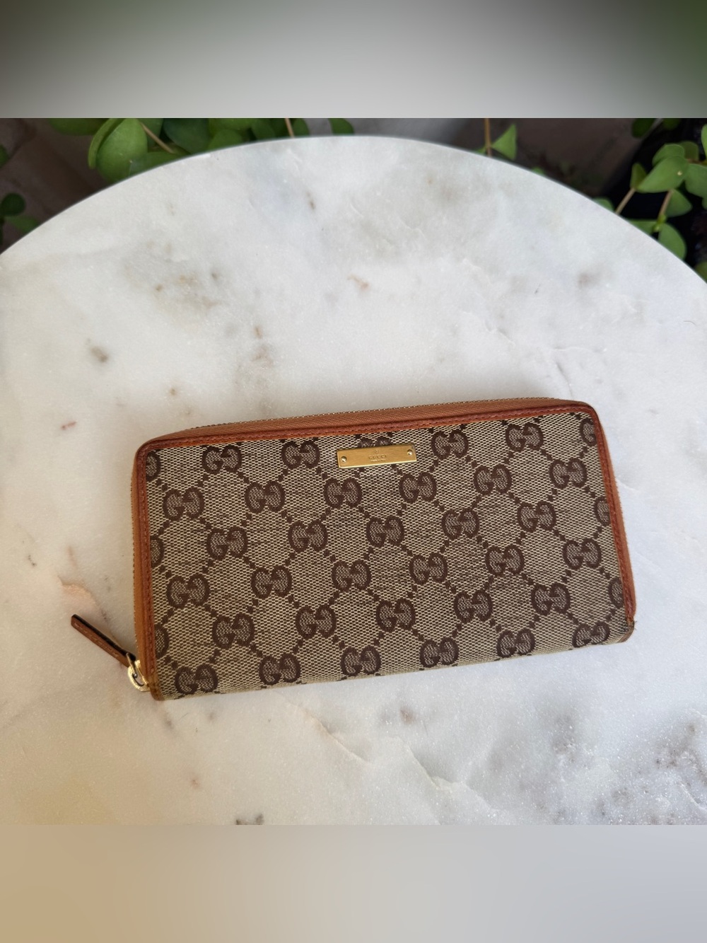 SOLD Gucci GG Canvas Long Zippy Wallet - Picture 3 of 15
